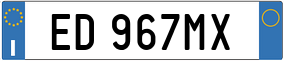 Truck License Plate